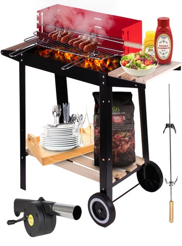 Barbecue charbon bois - au,
