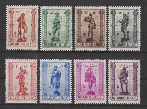 Belgium 1943 cob - cob, 615/22**
