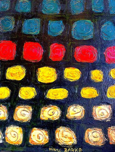 Tableau art brut abstrait - brut,