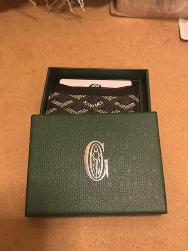 Porte carte goyard noire - goyard,