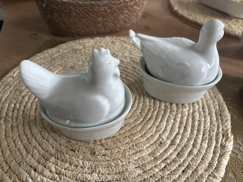 Petite terrine boite poule en - ,