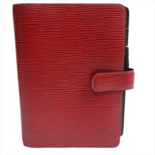 Authentique couverture LOUIS VUITTON Planner Agenda Epi PVC #5005