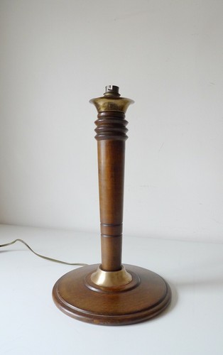 Grand lampe poser bois - lampe, en