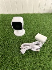 Blink Mini Compact Indoor Plug-in  White Mini Camera Model:BCM00300U Open Box
