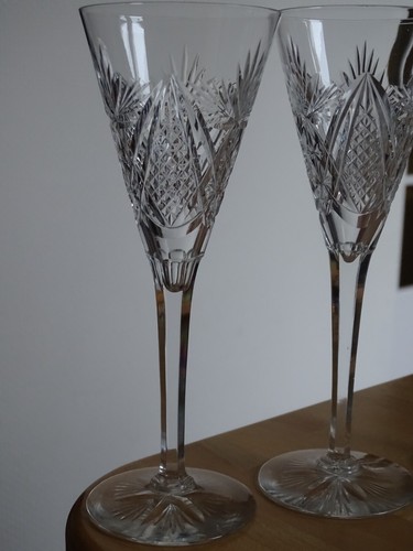 Ancien verre vin - ancien, cristal