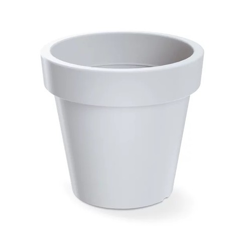 Pot fleurs lofly blanc - -,