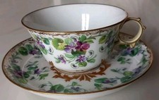 Rare tasse soucoupe Porcelaine