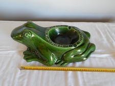 OLD LARGE ceramic ashtray the heir GUYOT Dijon FROG