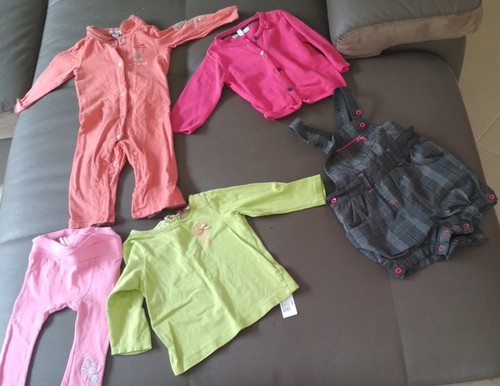 Lot vetements bebe - lot, fille