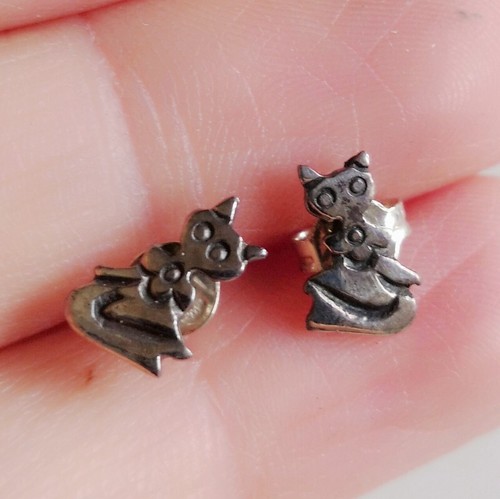 Belle boucles oreilles chat - boucles, d'oreilles