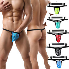 Men Hot Sexy Lingerie Thong T-back Pouch Jockstrap Male G-String Underwear Brief