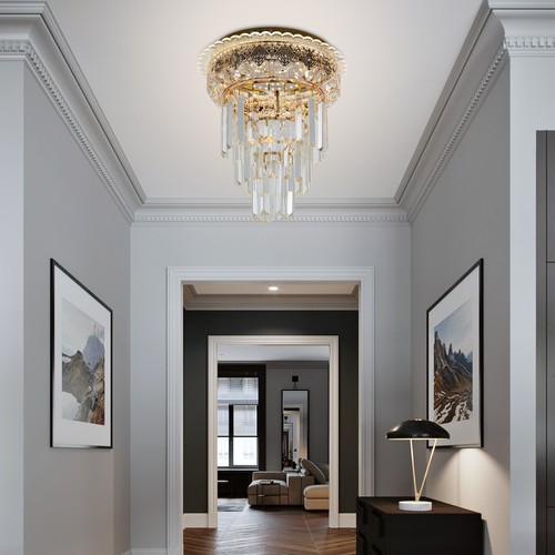 Modern crystal chandelier - crystal,