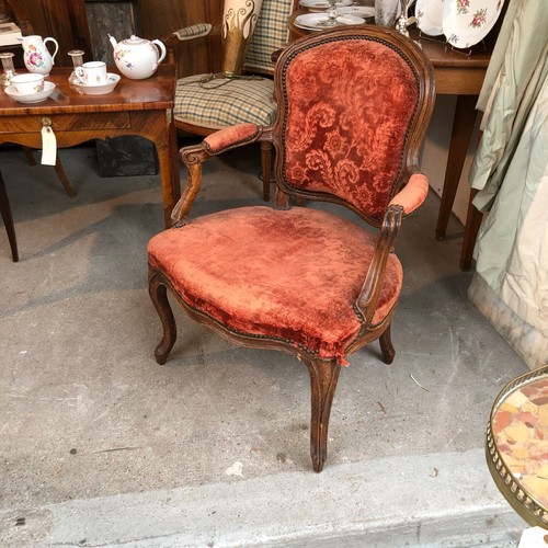 Fauetuil cabriolet estampille - fauetuil,