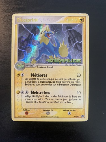 Carte pokémon elecsprint - pokémon,