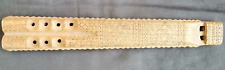 jolie double flûte en bois sculpté