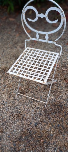 Chaise pliante jardin métal