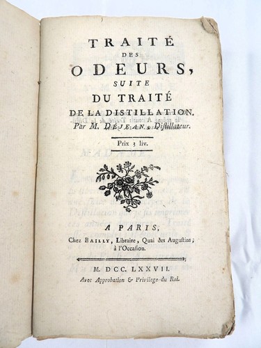 Dejean traité des - traité, odeurs