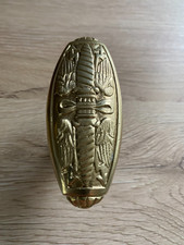 Ancienne poignée de crémone de fenetre en bronze,chateau