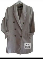 "ZARA" MANTEAU PARDESSUS COUPE OVERSIZE TAILLE S = 36/38