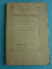 DICTIONNAIRE WALLON-FRANCAIS