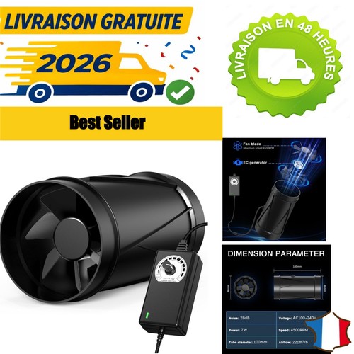 Extracteur air 100 - d'air, mm