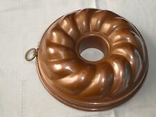 OLD COPPER CAKE MOLD DELALANDE VILLEDIEU FRANCE (2)