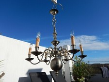 lustre en étain style