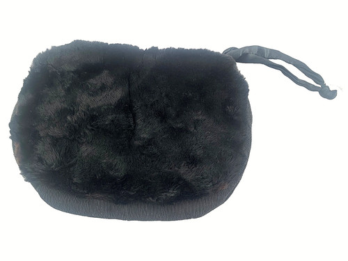 Antique black mouflon fur - , and