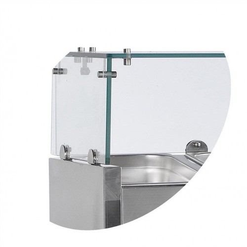 Vitrine inox réfrigérée