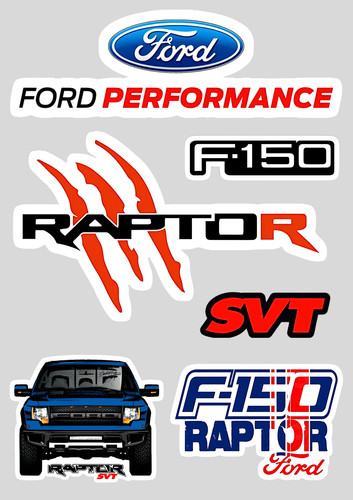 Stickers xxl vinyle ford - 6x,