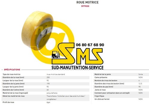 Roue motrice mic a250 - roue,