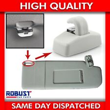 SUN VISOR HOOK CLIP BRACKET FOR VW GOLF CADDY PASSAT POLO TRANSPORTER 3B0857561B