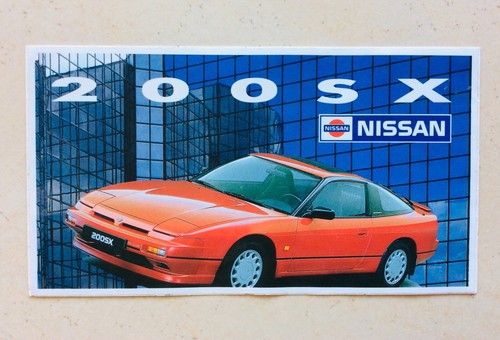 Autocollant ancien 1989 - 1989, nissan