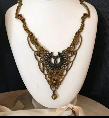 Collier pendentif bohème