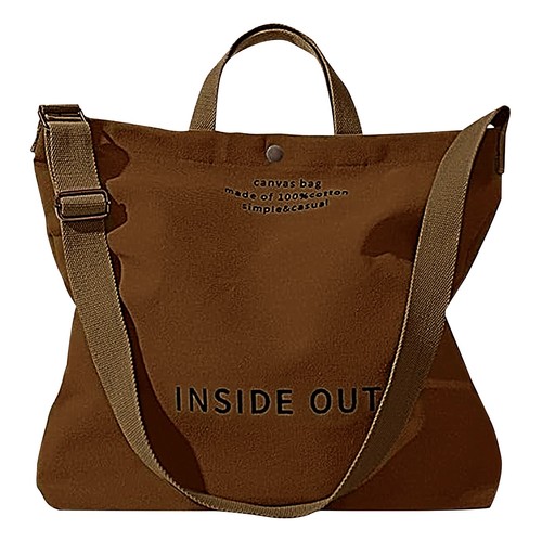 Canvas tote bag inside out - inside,