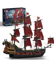 Mould King 13109 Bateau de Pirates Rouge Klemmbausteine 3139 + Pièces Jouet