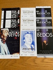 billet ticket place de concert DEVOS