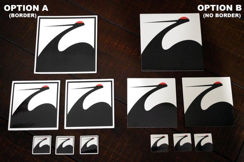 Spoon sports crane sticker - 6x,