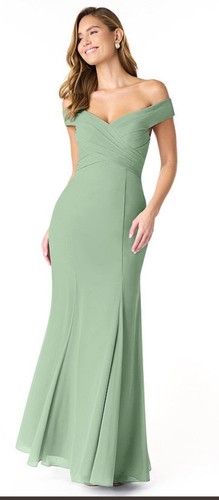 Robe longue azazie vert sauge - robe,