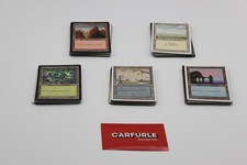 Lot cartes Magic conditionné -  100 terrains de base anciens
