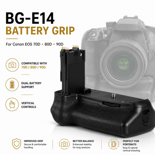 E14 battery grip - battery,