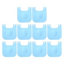  10 Pcs Attache Pour Cage À Lapin￼ Clip Clips De Boucle En Plastique