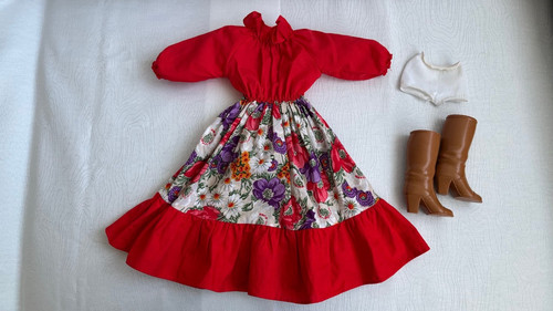 Tenue poupée sylvette - de,