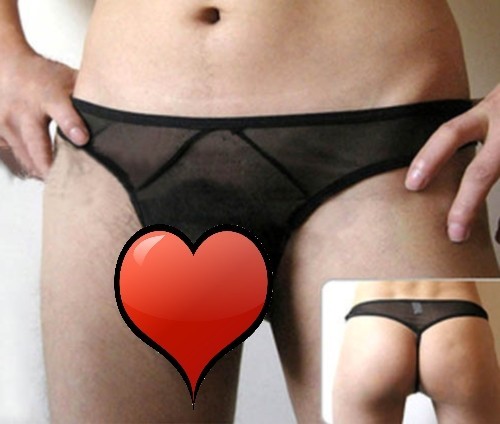 String transparent sexy - m,