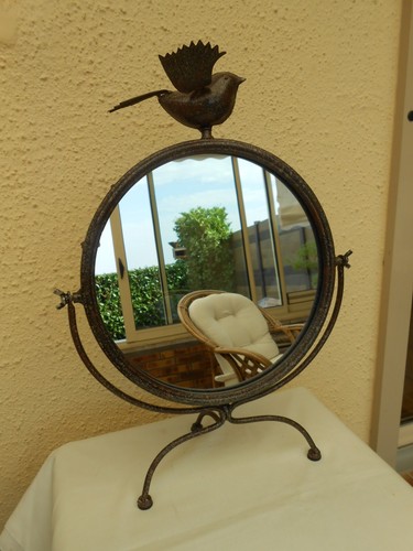 Miroir sur pieds pivotant - 3,