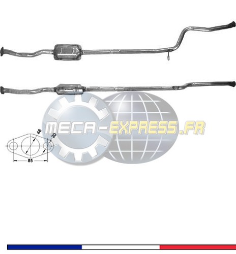 Catalyseur pour citroen saxo - catalyseur,
