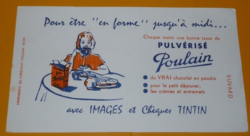 Buvard 1962 1965 chocolat - buvard, 1962-1965