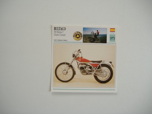 Fiche moto bultaco - fiche, 350