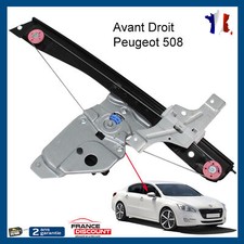 Mecanisme de Leve Vitre Electrique Avant Droit pour Peugeot 508 = 9806086880