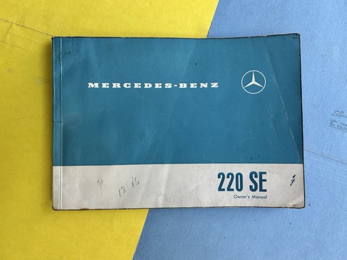 Vtg 1962 mercedes - mercedes-benz, 220se
